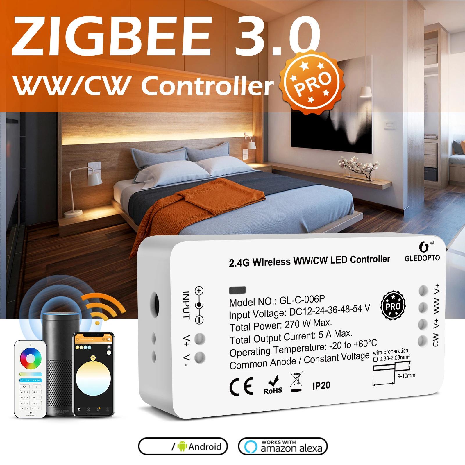 Gledopto ZigBee RF LED ȼ Ʈѷ, ּ   Ʈ  ,   ȿ, WS2811 WS2812  DIY